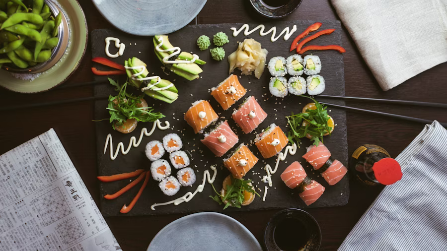Aburi Salmon Roll Sushi Tei Jakarta Utara
